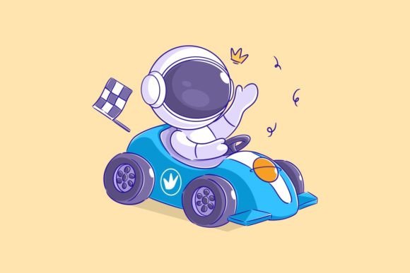 Astronaut Driving a Supercar: A Font That Breaks the Mold