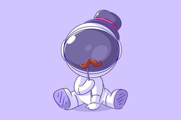 Astronaut is Wearing a Hat and Mustache: A Playful Font for Bold Branding
