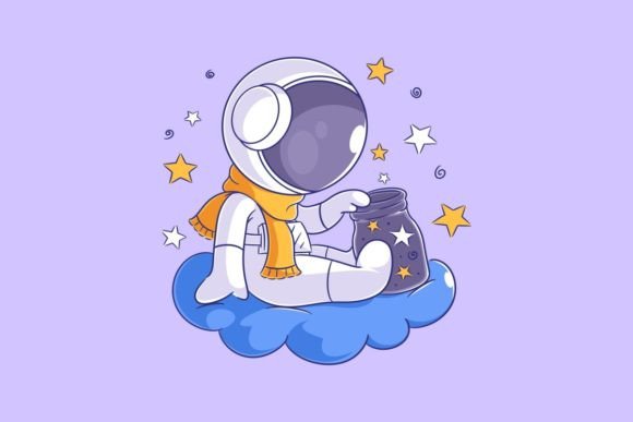 Astronaut Sitting in a Cloud: A Font That Dreams Big