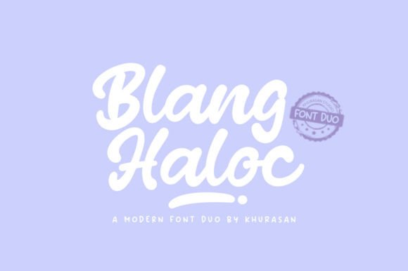 Blang Haloc Duo: A Handwritten Font with Creative Range