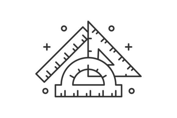 Colorful Rulers Line Style: A Playful Asset for Modern Designs