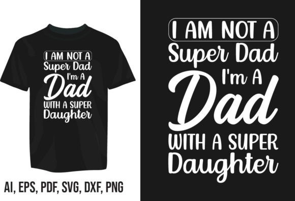 Father Typography T-Shirt Design: A Bold Asset for Creators