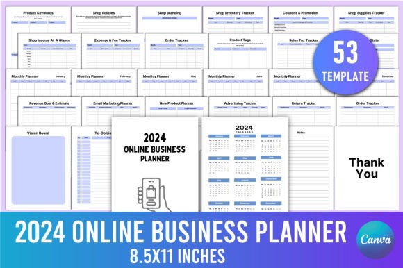 Master Your 2024 Business Strategy: The Editable Online Planner