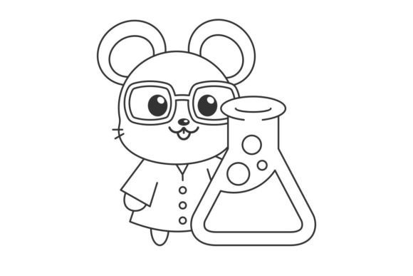 Why Cute Mouse Scientist with Eyeglasses is Your Next Favorite Design Asset